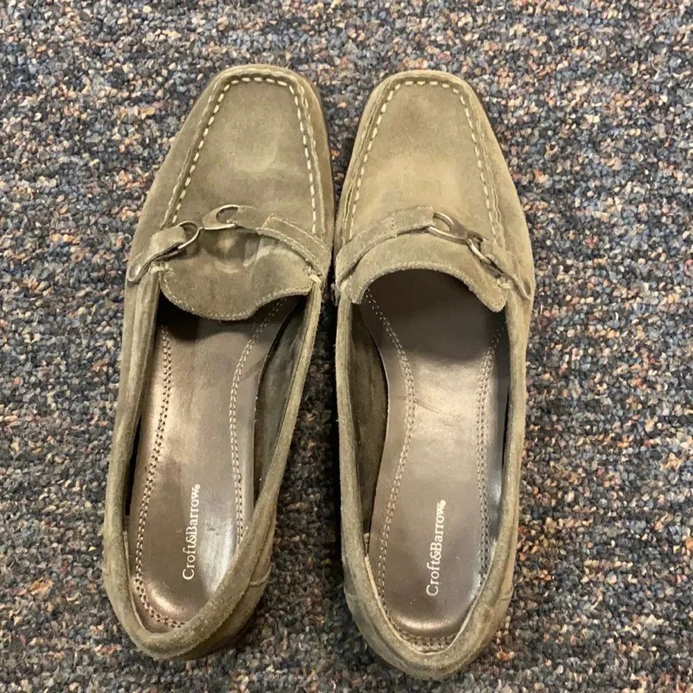 Croft & Barrow Faux suede loafers sz. 8.5